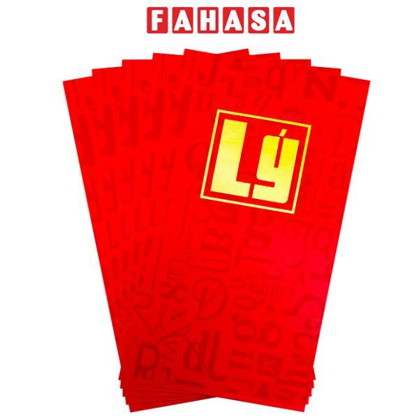 Bộ 5 Bao Lì Xì Tết Bính Ngọ 2026 - Futurebook L389 - Họ Lý