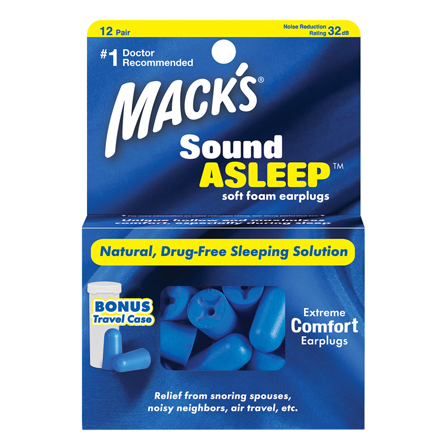 Hộp 12 Đôi Nút Bị Tai Sound Asleep® Ngủ Ngon Mack's #2140-TC