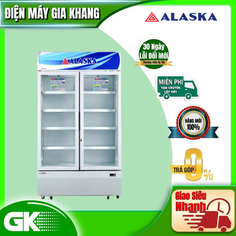 Tủ mát Alaska LC-800C 2 cánh - hàng chính hãng - chỉ giao HCM