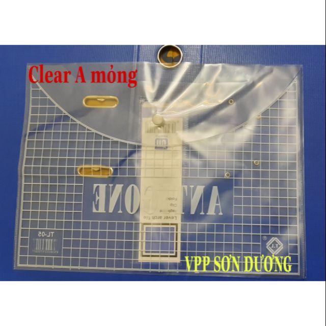 COMBO 20 TÚI BÌA CÚC ĐỰNG GIẤY a4 KHỔ A LOẠI MỎNG