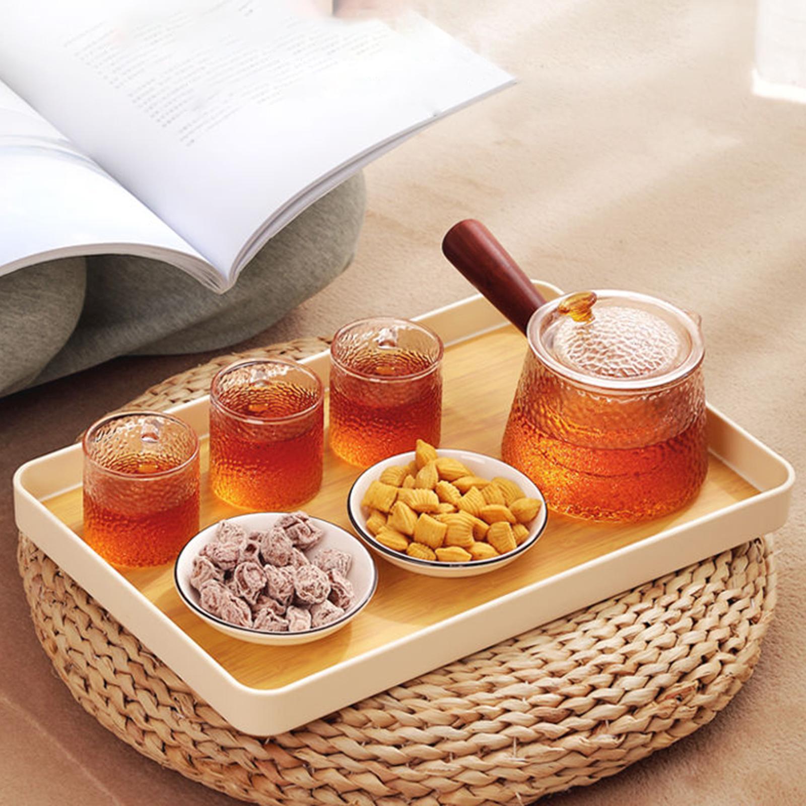 Portable Serving Tray Dessert Tray Fruit Plate for Cookie Pastry Fruits