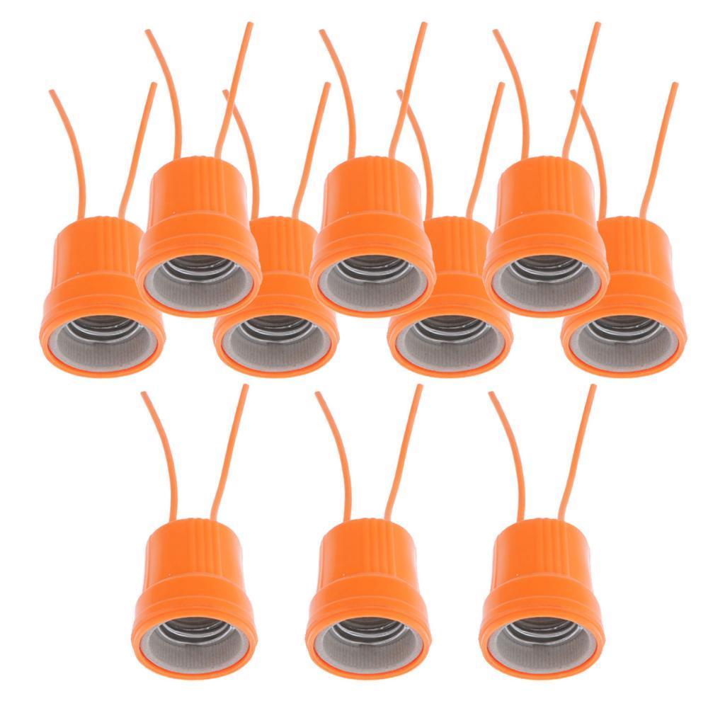 Terrarium Habitat Lighting Lamp Holder Light Head For Reptiles 10 Pack