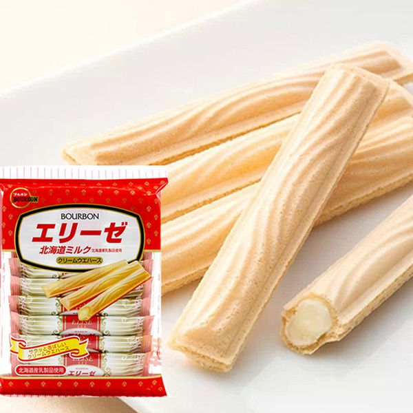 Bánh que Bourbon Elise vị Sữa Hokkaido gói 64gr (16 bánh)