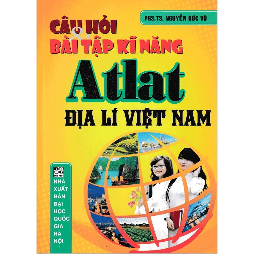 Sách - Combo Hướng Dẫn Ôn Thi Môn Địa Lí + Câu Hỏi Và Bài Tập Atlat Địa Lí Việt Nam + Đọc Atlat Địa Lí
