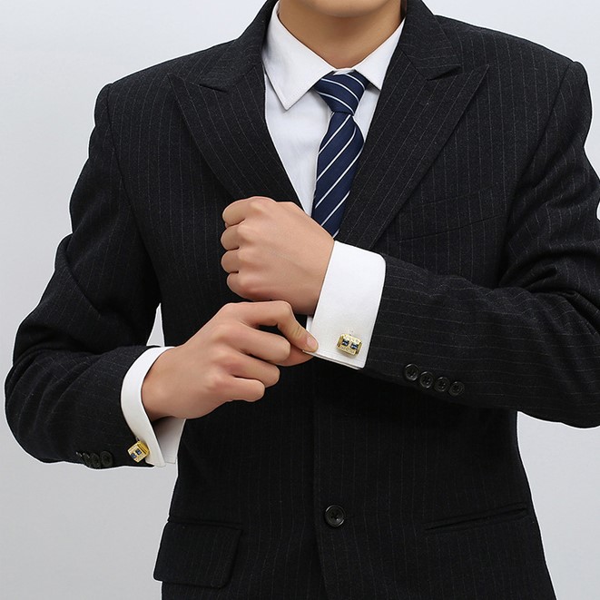 Khuy Măng Sét, Cufflink Cao Cấp QT2007