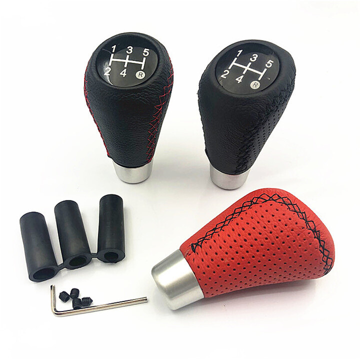 Tay nắm cần số sàn ô tô bọc da cao cấp