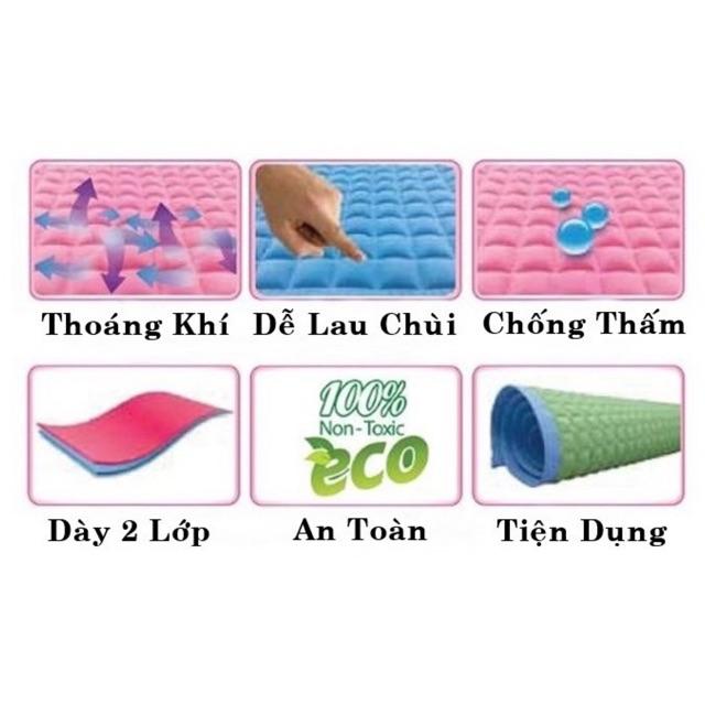 Tấm nệm, thảm lót cao su chống thấm cho bé