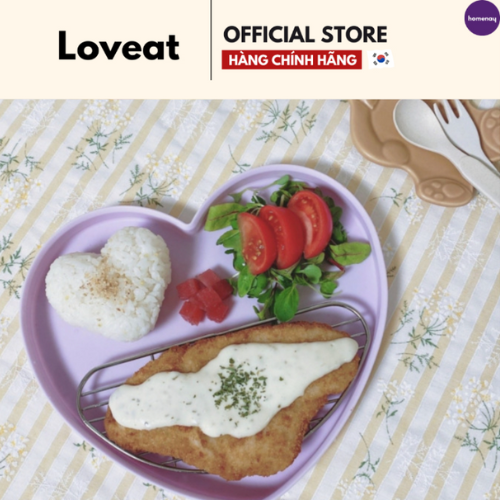Nắp khay đựng cơm hình trái tim Loveat
