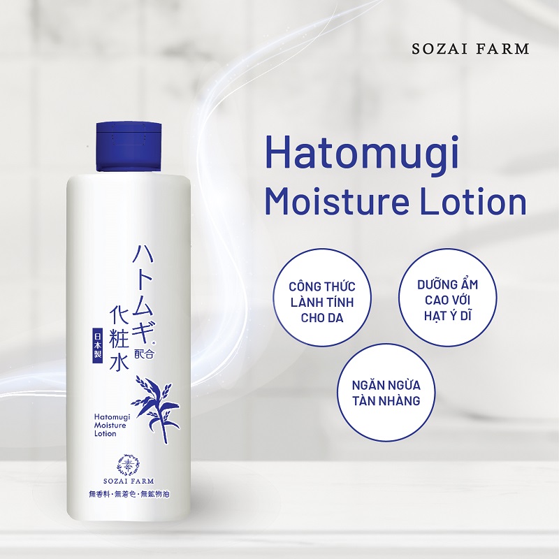 Lotion Nhật Bản Sozai Farm Hatomugi (180ml)