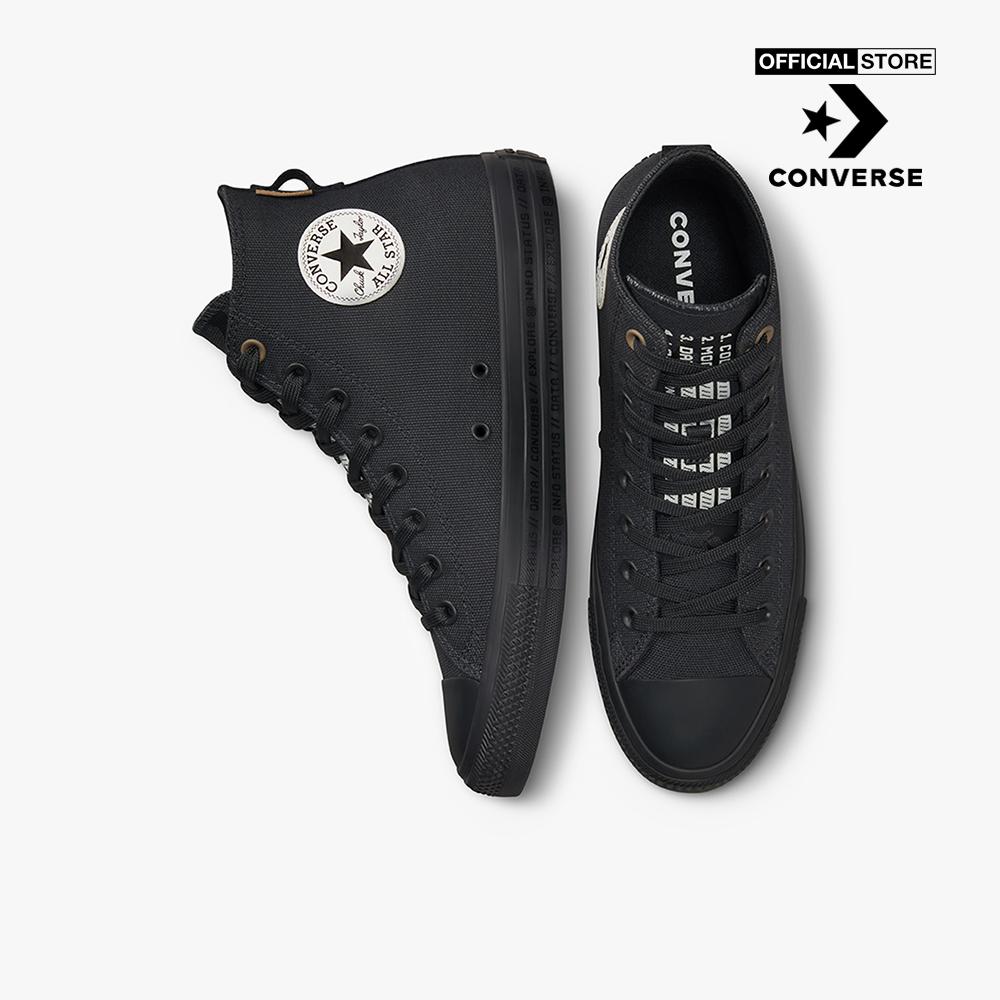 CONVERSE - Giày sneakers cổ cao unisex Chuck Taylor All Star Global Logo A03775C