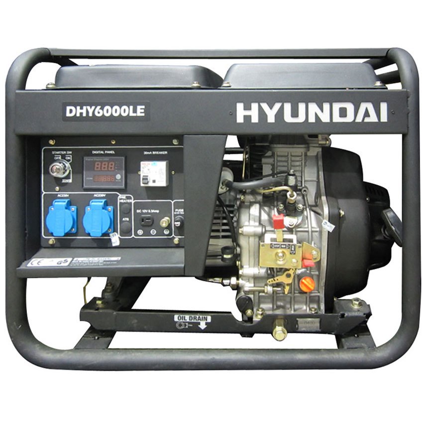Máy phát điện HYUNDAI chạy xăng  5KW (đề nổ)