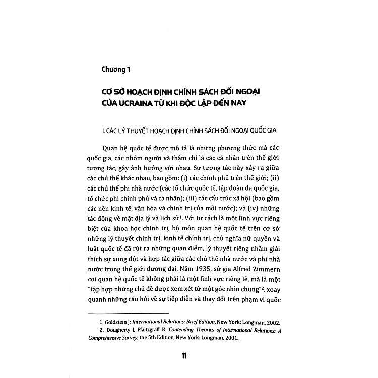 Sách Chính sách đối ngoại của Ucraina từ năm 1991 đến nay – Kinh nghiệm và bài học cho Việt Nam trong quan hệ với các nước lớn (Sách chuyên khảo)