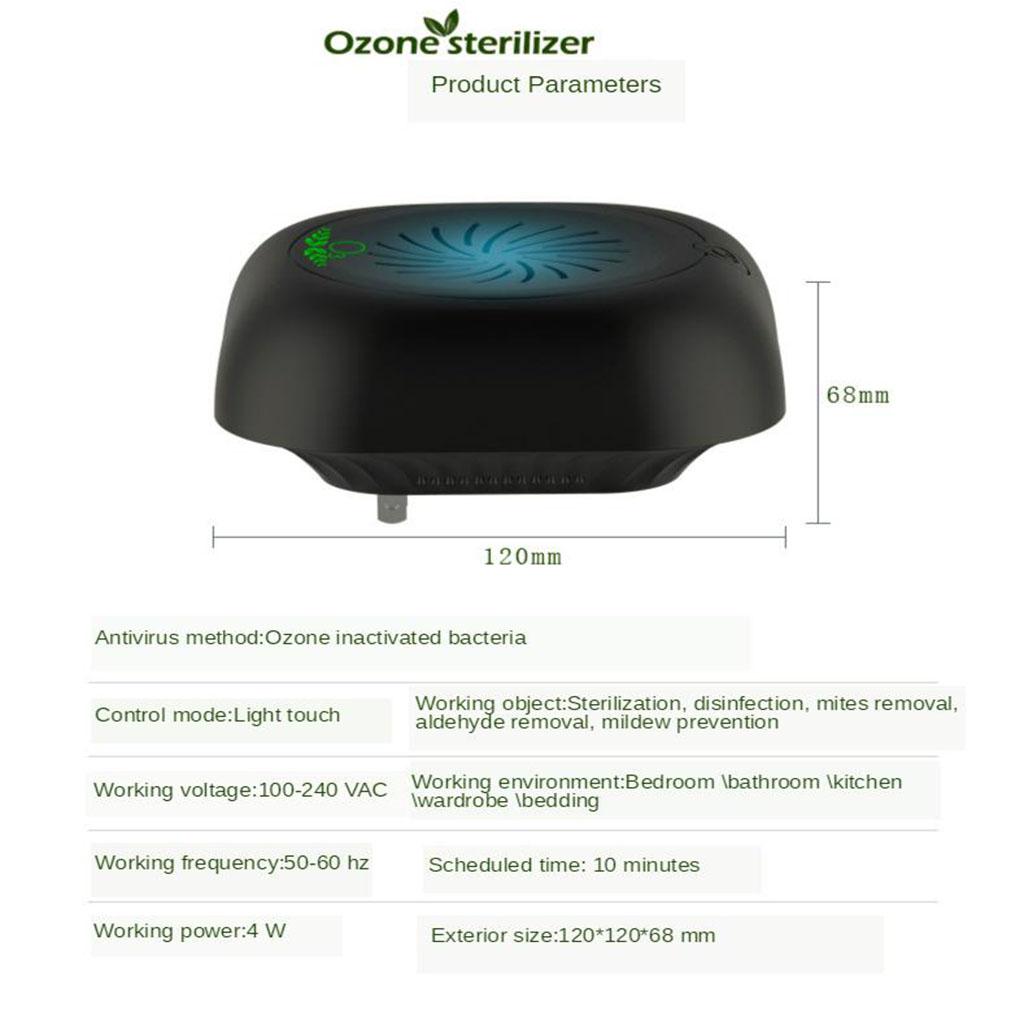 Portable ozone sterilizer formaldehyde and odor air purifier household purifier