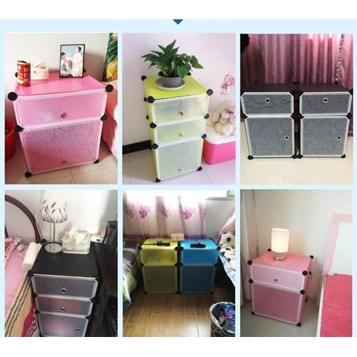 Tủ nhựa ghép 2 tầng đa năng