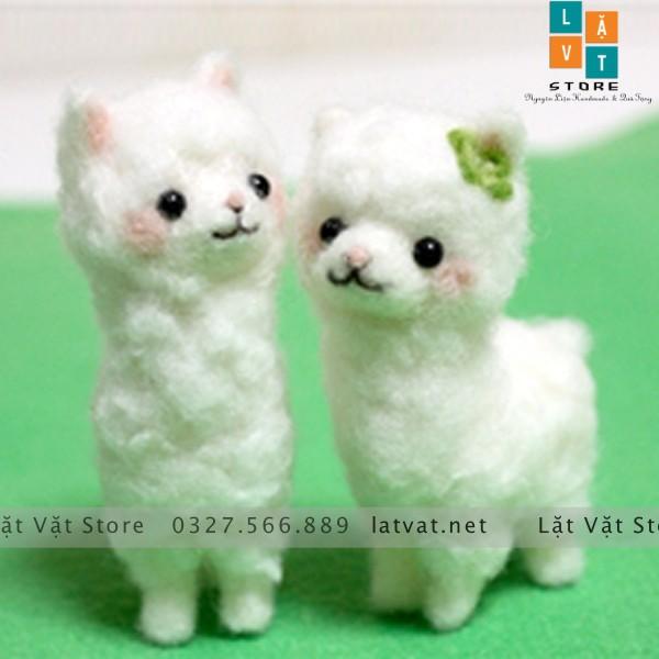 Bộ len chọc Lạc Đà Đơn Giản Siêu Dễ và Rẻ với LEN XOĂN siêu xịn và đẹp- Mipan - Needle felting mipan