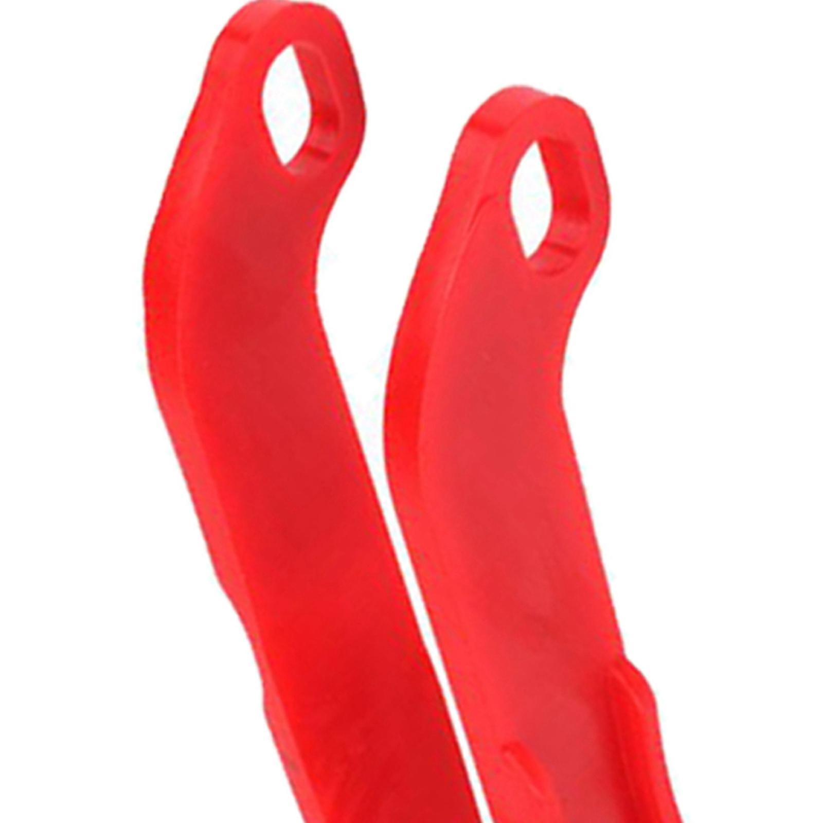 2x Motorcycle Chain Slider Guard Fork Protective Chain Protection for