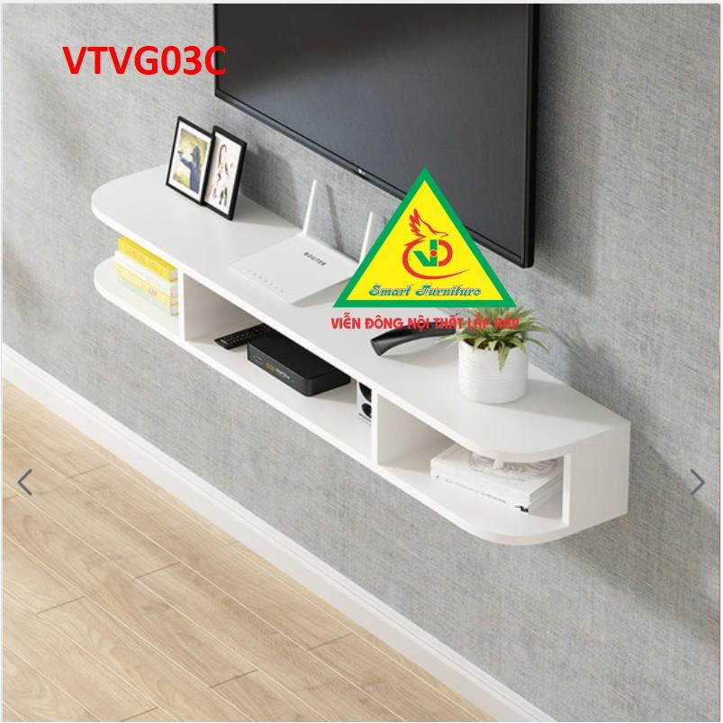 Kệ Ti Vi Treo Tường Trang Trí VTVG03C - Nội Thất Lắp Ráp