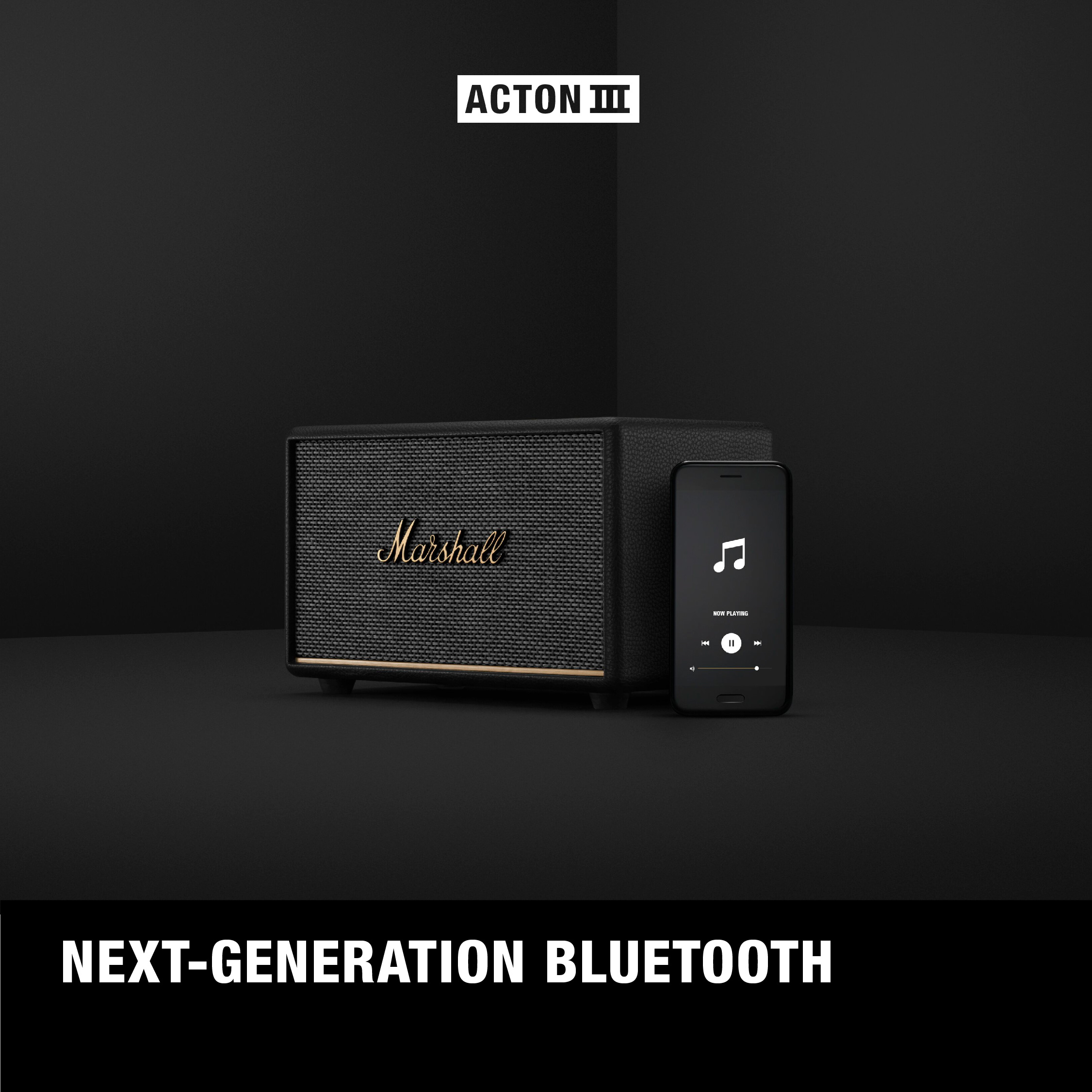 Loa Bluetooth Marshall Acton III - Hàng Chính Hãng