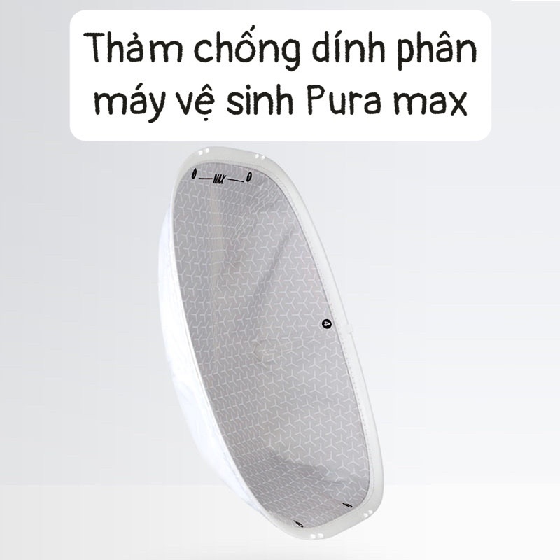 Thảm Lót Chống Dính Dùng Cho Máy Dọn Phân Mèo, Máy Vệ Sinh Cho Mèo Petkit Pura Max- HeLiPet