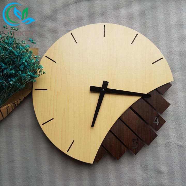 Đồng Hồ Treo Tường Trang Trí Vintage - Đường Kính 30cm - Kim Trôi - Trang Trí Tường, Nhà Cửa - Bảo Hành 1 Năm