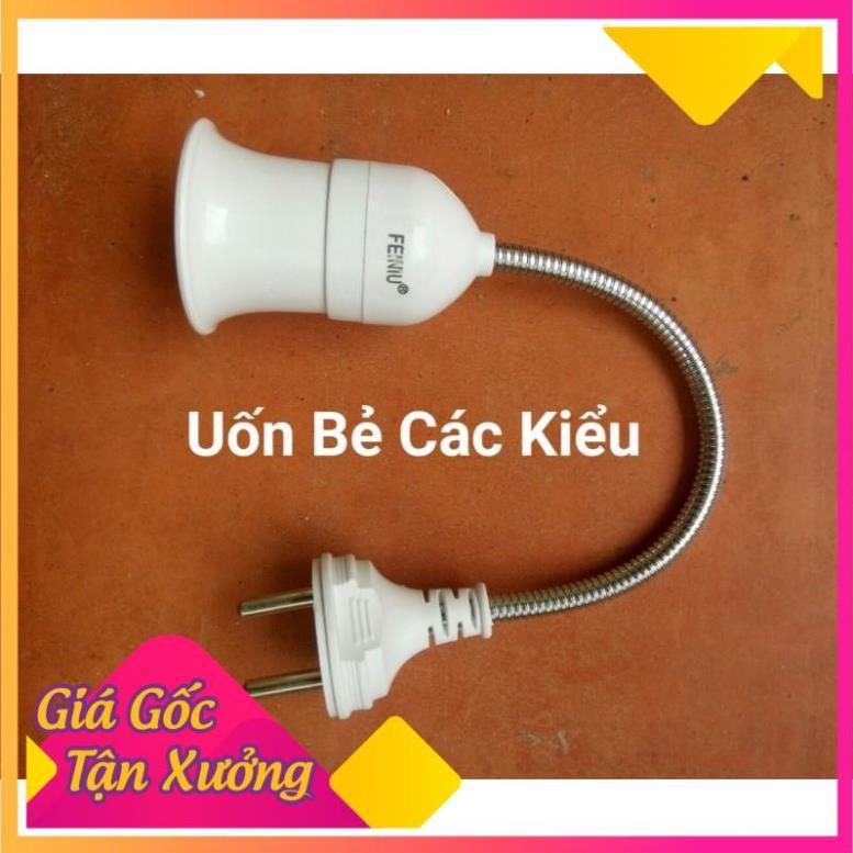 Đui Đèn E27 Có Công Tắc Dài 28cm Uốn Dẻo FREESHIP  TP'S