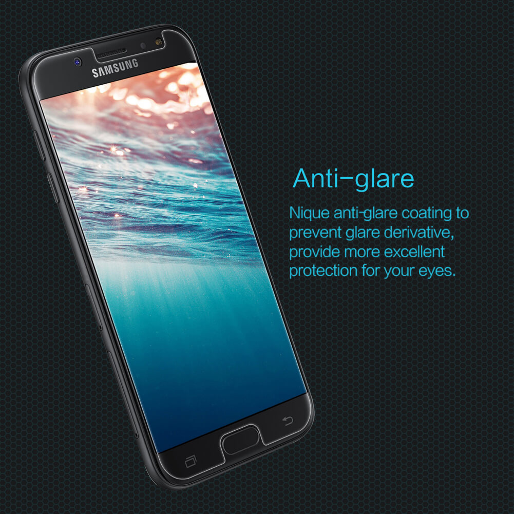 Miếng dán kính cường lực dành cho Samsung Galaxy J7 Pro hiệu HOTCASE HBO - hàng nhập khẩu