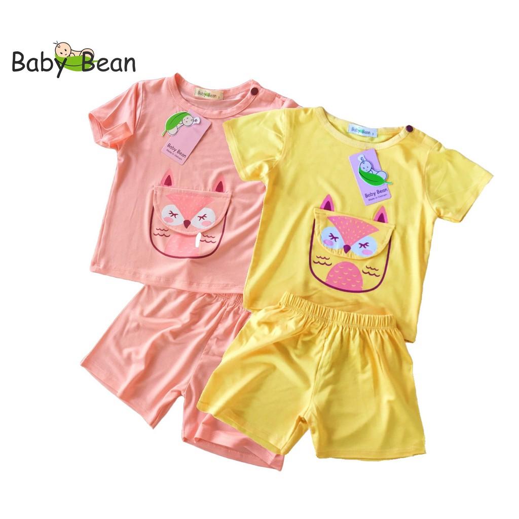 Bộ Đồ Thun Lạnh Tay Ngắn Quần Ngắn Bé Sơ Sinh Gái BabyBean MÀU NGẪU NHIÊN (7kg-13kg