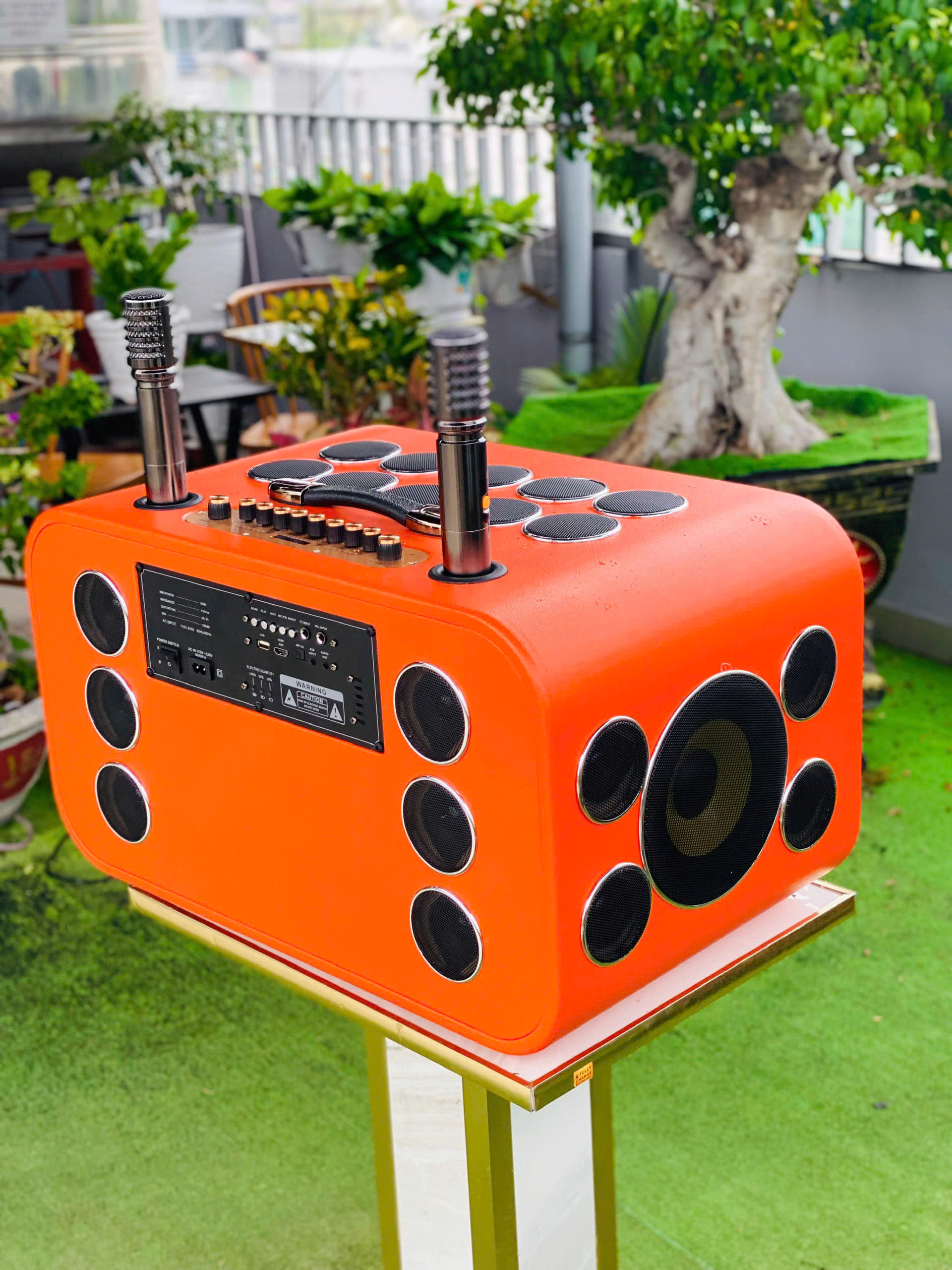 Loa Xách Tay M1 Pro 34 Đường Tiếng Kraoke, Công Suất Cực Đại Siêu Trầm 1000W Mã Lực Bass Cực Mạnh ,34 Loa 2 Bass 25cm Siêu Trầm, Âm Thanh Sáng Ấm, Bluetooth 5.0, AUX, USB, Bộ Xử Lý DSP Echo, Delay, Rever hàng nhập khẩu