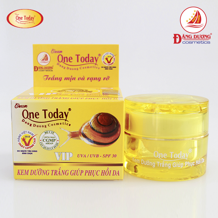 ONE TODAY - KEM DƯỠNG TRẮNG GIÚP PHỤC HỒI DA (VIP) - 20g