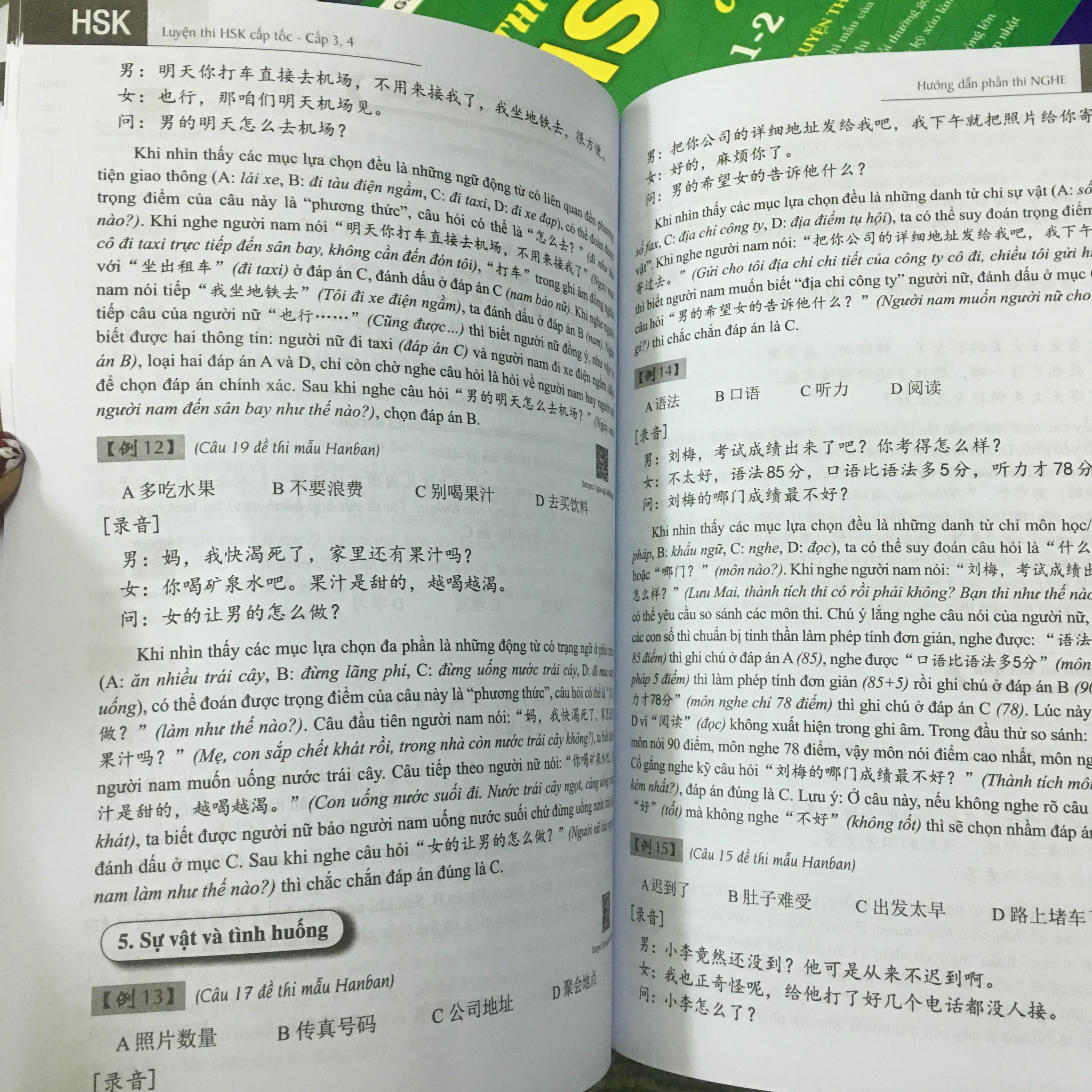 Luyện Thi HSK Cấp Tốc (Cấp 3-4) 2018 (Tặng kèm bookmark)