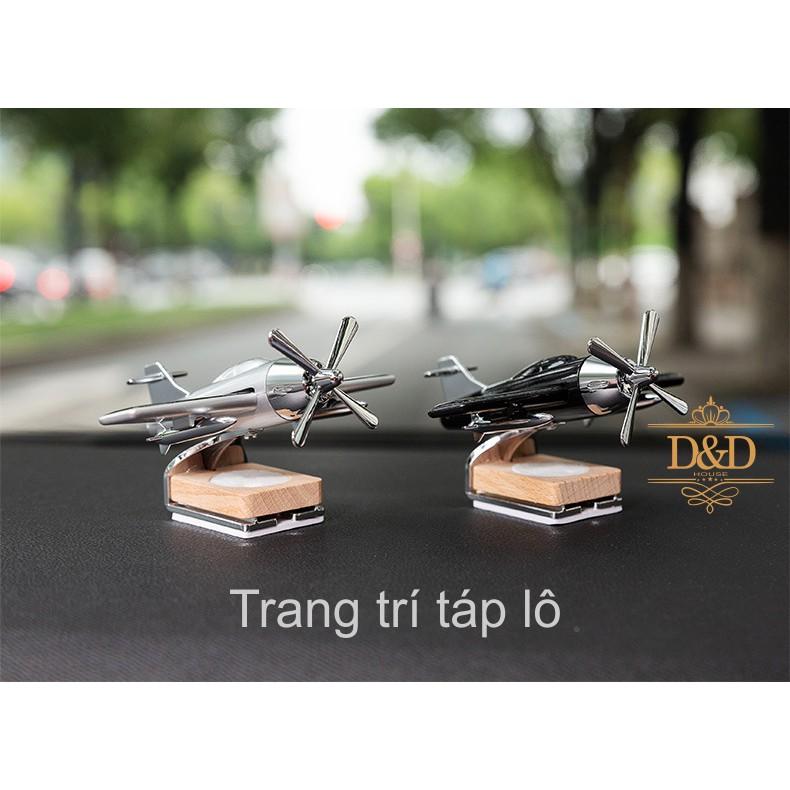 Tinh dầu thơm trang trí táp lô xe hơi, ô tô mô hình máy bay chiến đấu chạy bằng năng lượng mặt trời