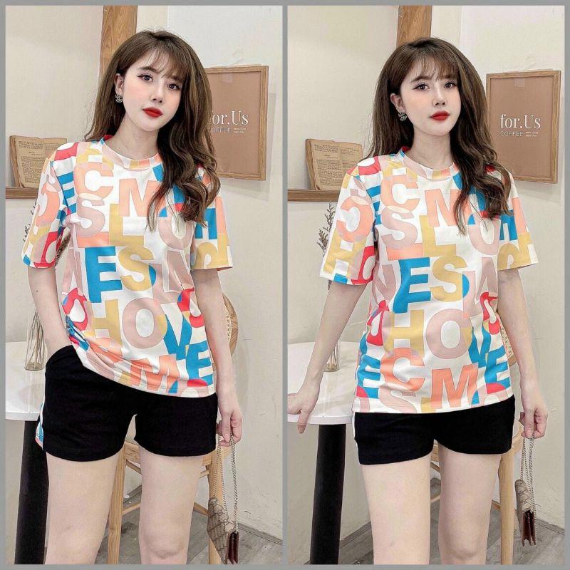 SET BỘ THỜI TRANG FORM RỘNG HỌA TIẾT