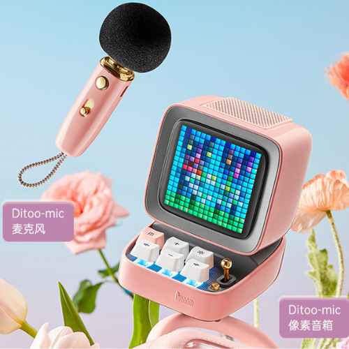 Bộ Loa Mic Karaoke Mini Bluetooth Divoom, bluetooth 5.3,  Công Suất 15W , Dung Lượng Pin 5000 mAh, Âm Thanh Sống Động