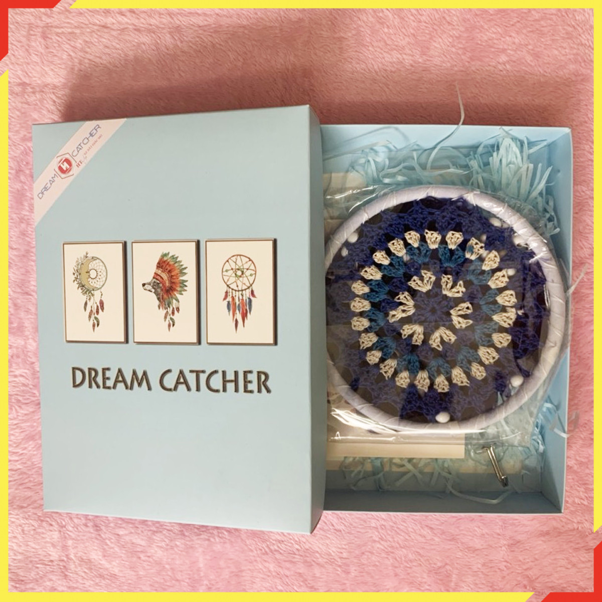 Lưới Giữ Giấc Mơ - HT SYS Dream Catcher - Vật Phẩm Trang Trí Phòng Ngủ, Phòng Khách - Đem đến những điều may mắn, tốt đẹp, giấc mơ ngọt ngào