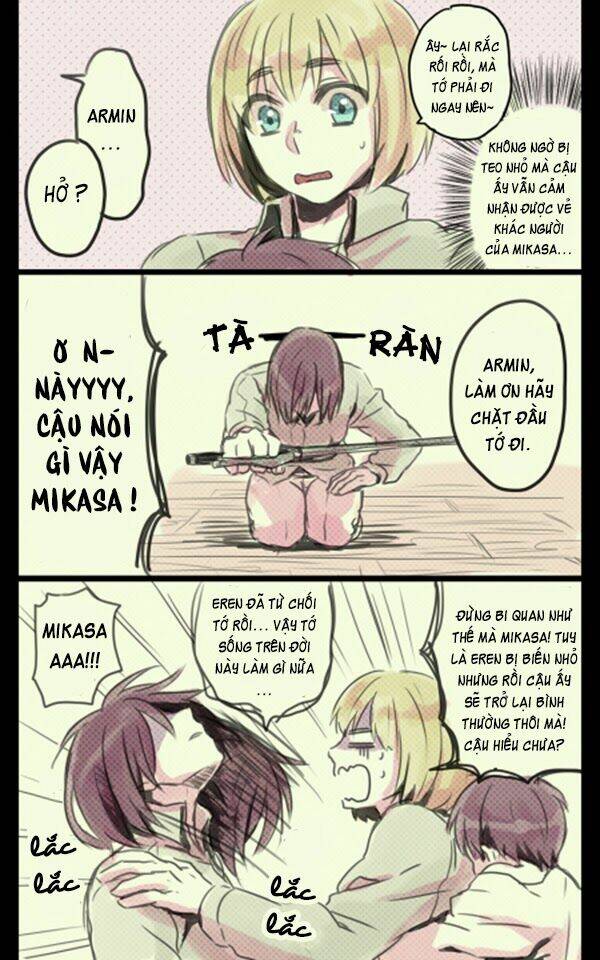 tấn công người khổng lồ - doujinshi eren x mikasa chapter 45 8