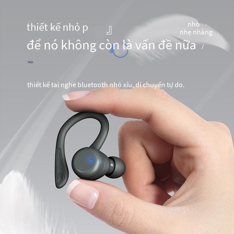 Khuyến mại tai nghe Bluetooth dung lượng lớn móc tai thể thao mới chạy chống nước tws trong tai tai nghe không dây thực sự T40