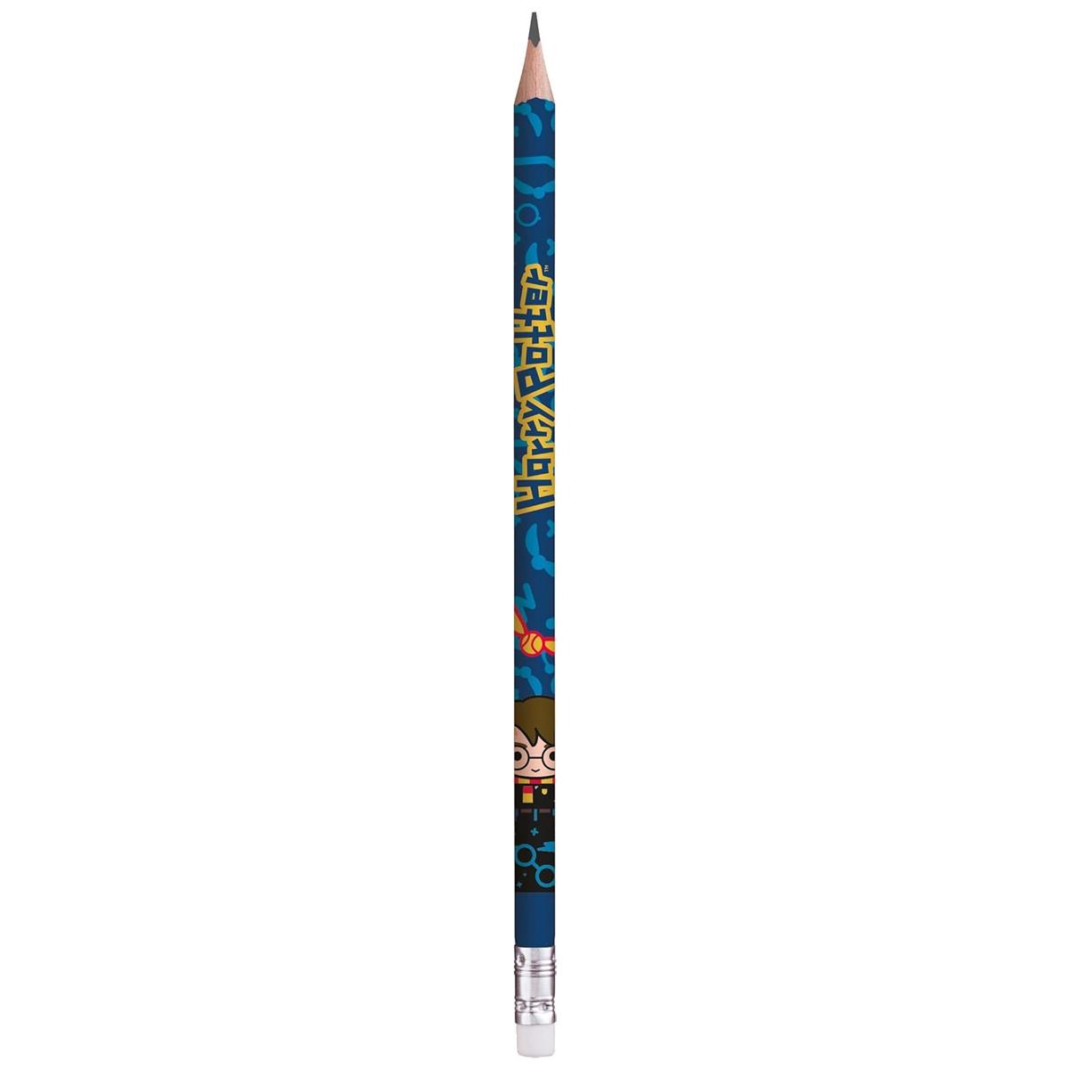 Bộ Dụng Cụ Học Tập 4 Món Harry Potter - Maped CB98187900 - Màu Xanh Dương