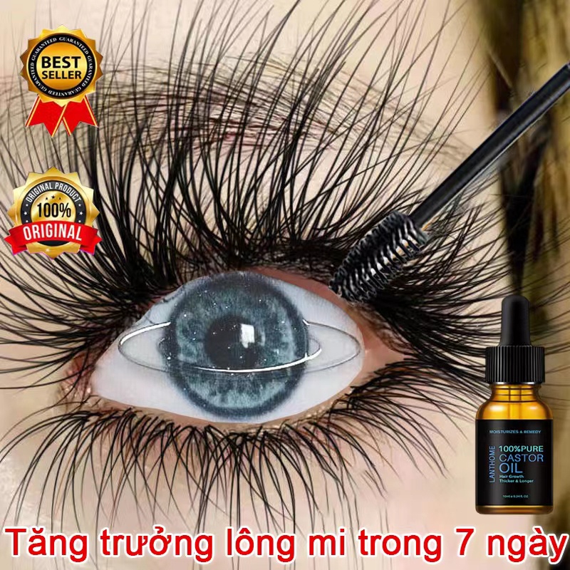 Serum Mọc Dài Lông Mi Mắt Tinh Dầu Dưỡng Lông Mi An Toàn Từ Thảo Dược , Cách có bộ mi mắt cong dài đẹp