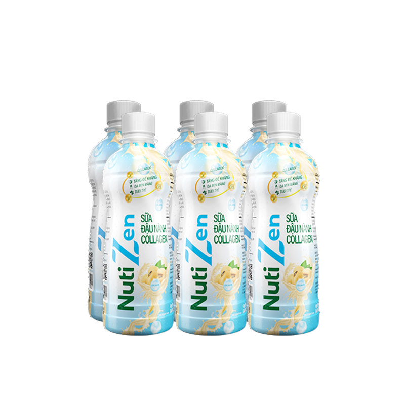 Sữa Đậu Nành Collagen Nutizen Chai pet 290ml SDNCO290TI NUTIFOOD