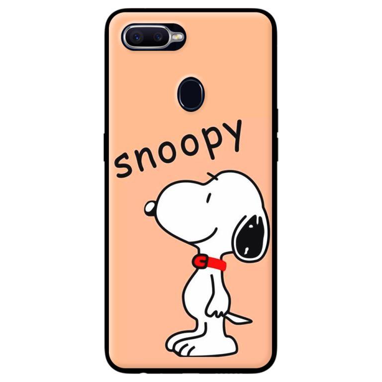 Ốp in cho Oppo A7 Chú Chó Snoopy - Hàng chính hãng