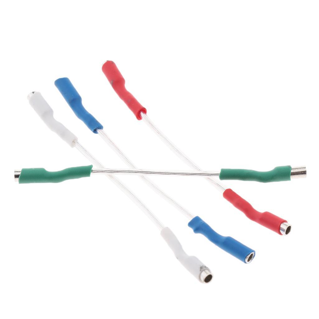 7X 4 Pieces Turntable Phono Headshell Wires