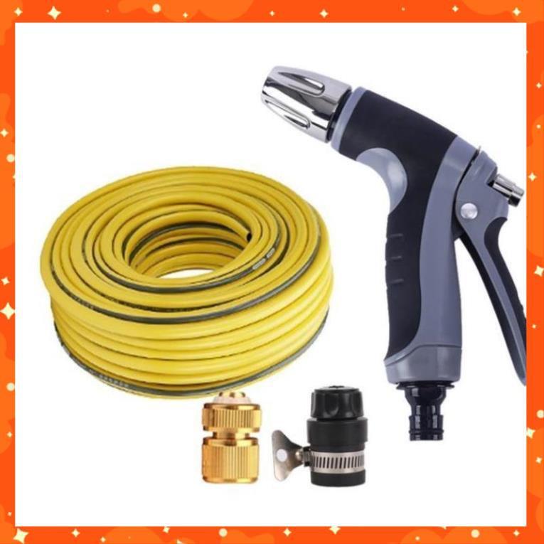 Bộ dây và vòi xịt tăng áp rửa xe tưới cây 20M  206817