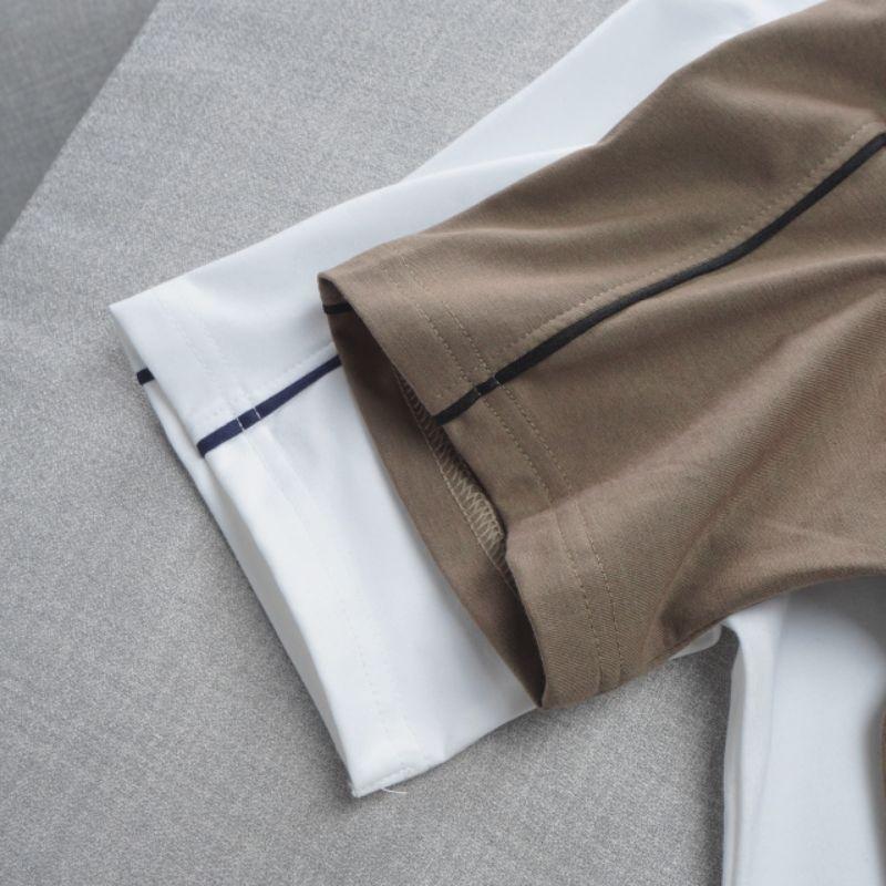 ÁO THUN NAM CỔ TRÒN COTTON THÊU LOGO CÓ SIZE LỚN