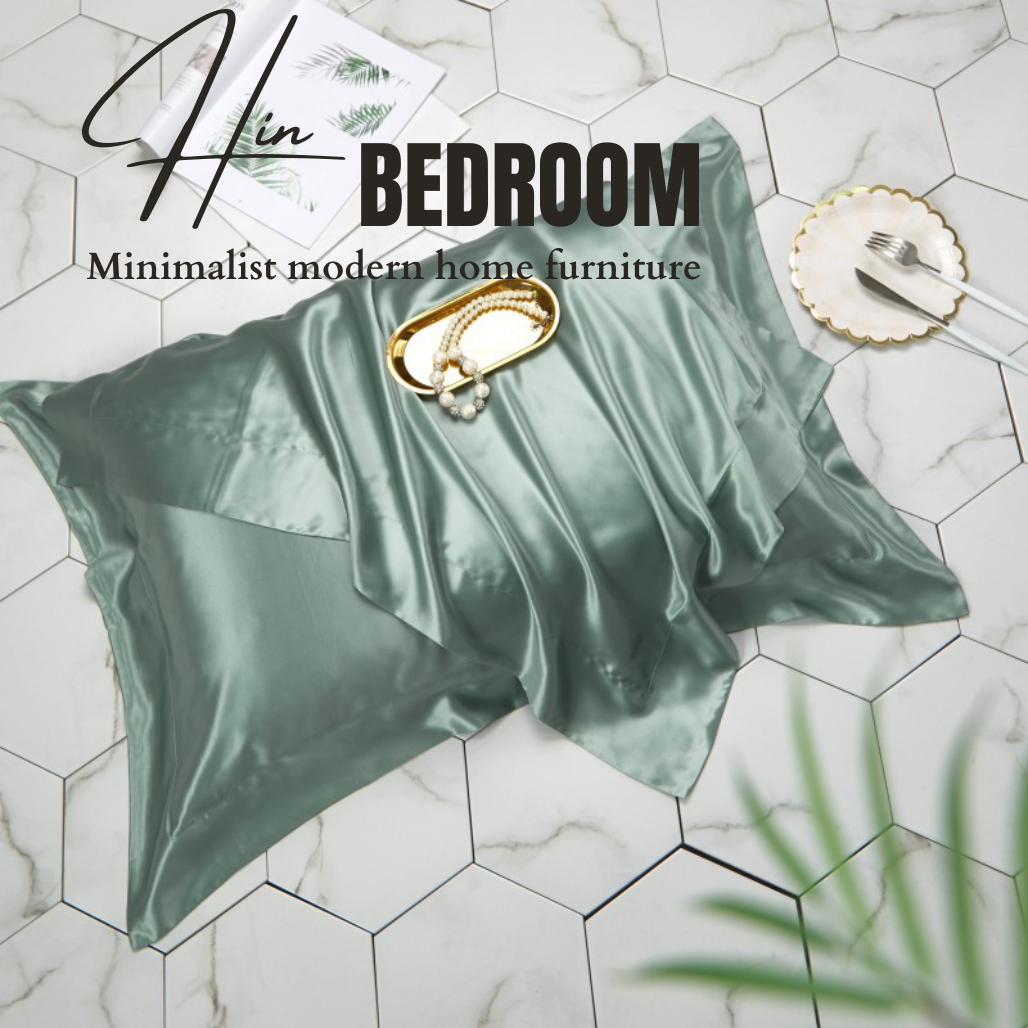 Vỏ Áo Gối Nằm Lụa 50x70cm Hin Home Bedding Mẫu 2