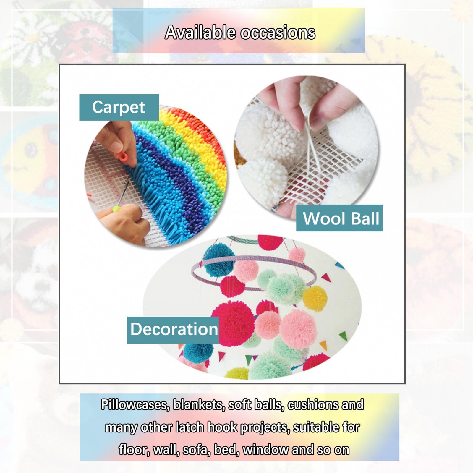 3x10 Bundle Crocheting Rug Yarns for Sewing Crafts White