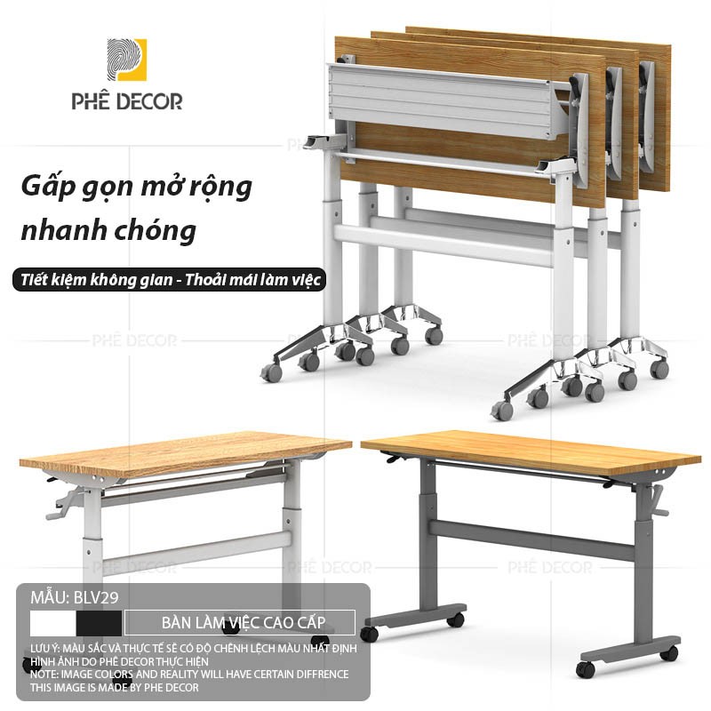 BÀN LÀM VIỆC VĂN PHÒNG THÔNG MINH - BLV29 - 140x60