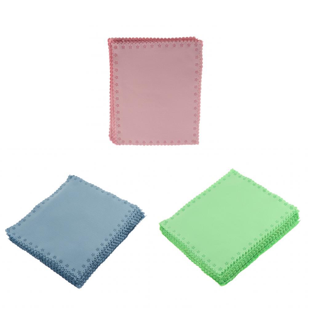 20PCS Soft Velvet Cleaning Cloth Eyeglasses Screen Camera Lens Cleaner