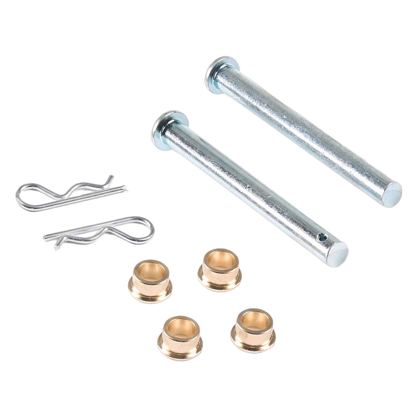 8x Auto Door Hinge Pins Bushings Kit Accessories Aluminum for