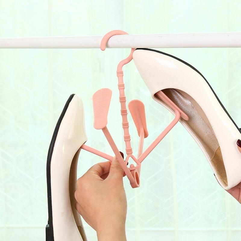 Móc treo phơi giày, treo mũ nón, phụ kiện, treo đồ đa năng xoay 360 độ thông minh tiện dụng