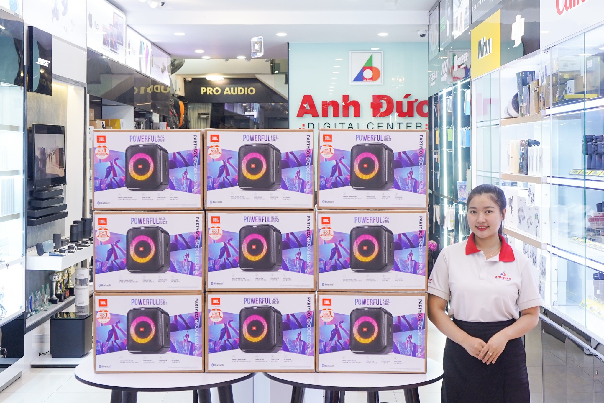 Loa Bluetooth Karaoke JBL Partybox Encore - Hàng Chính Hãng PGI